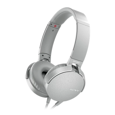 SONY MDRXB550APW.CE7 extra bass fehér fejhallgató