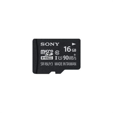 SONY 16GB SD micro (SDHC Class 10) (SR16UYA) memória kártya adapterrel