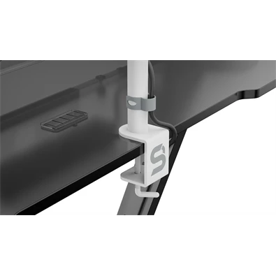 SPC Gear Atlas 100 Onyx White fehér asztali monitor tartó konzol