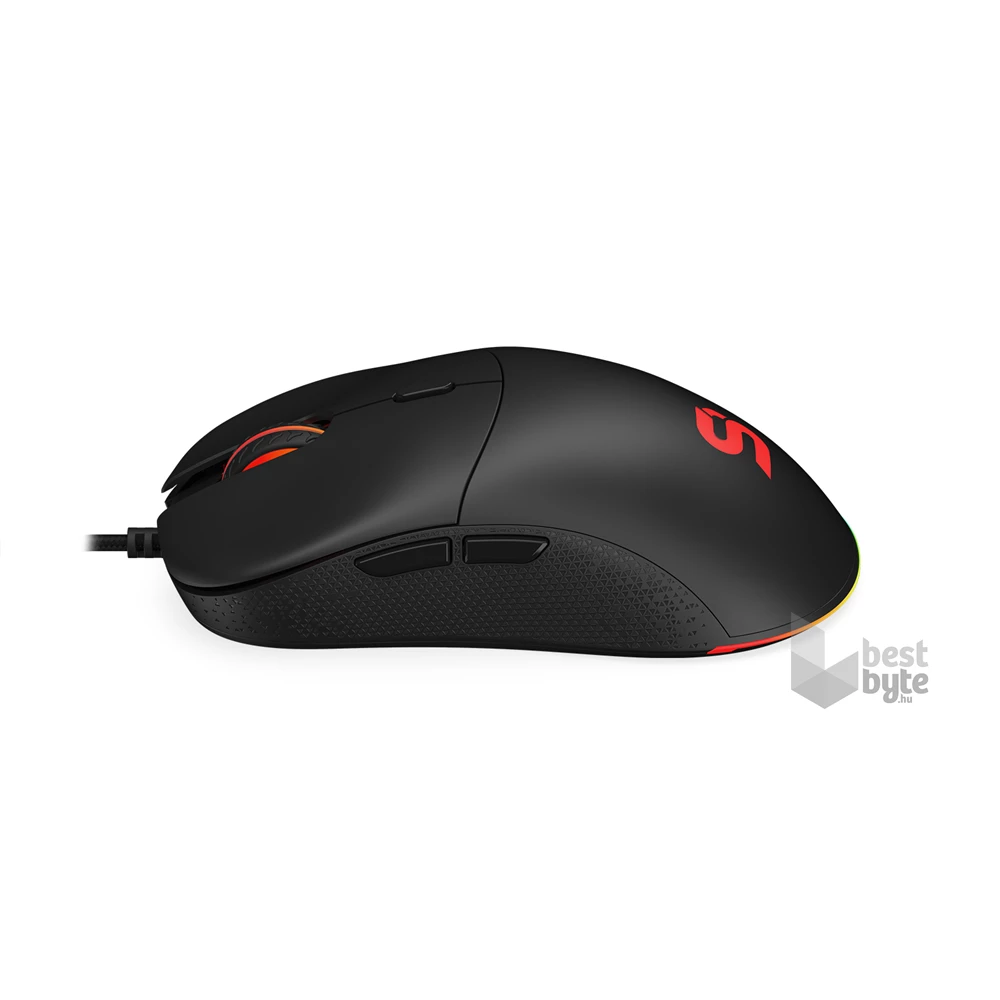 SPC Gear GEM Plus fekete gamer egér