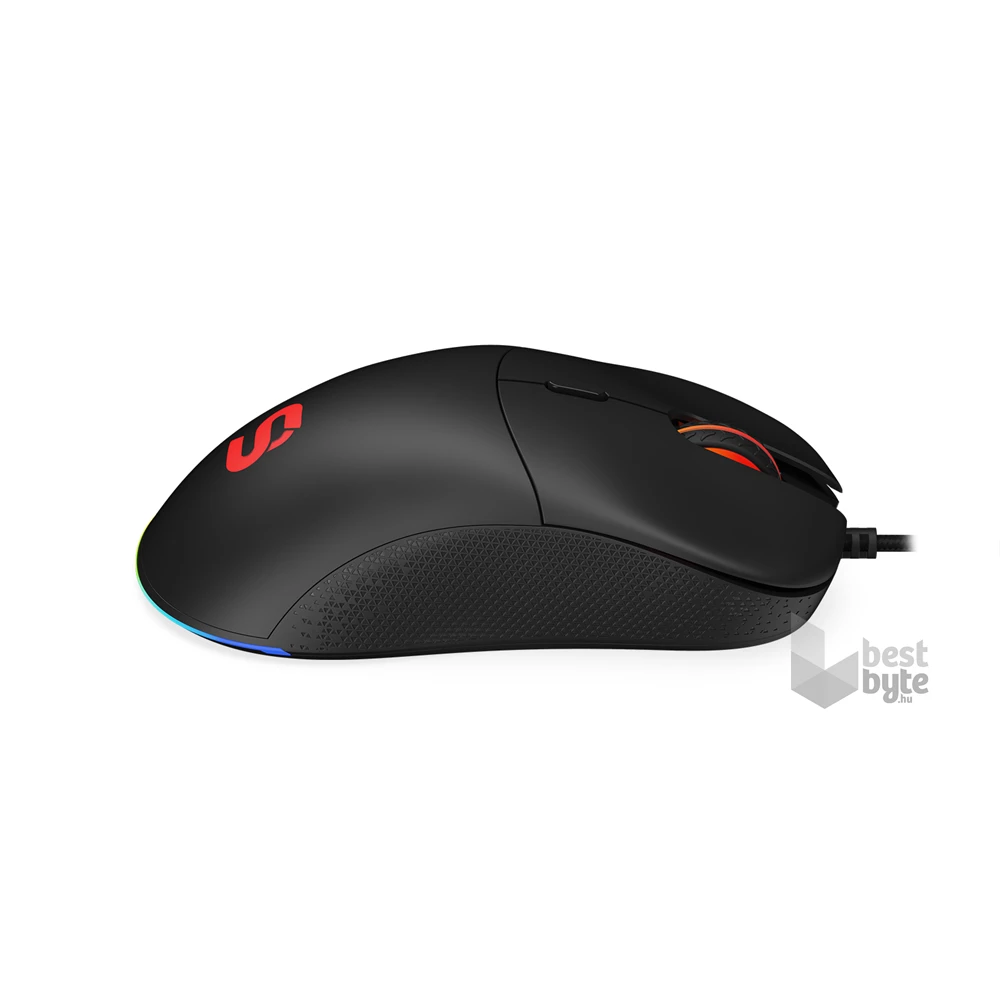 SPC Gear GEM Plus fekete gamer egér