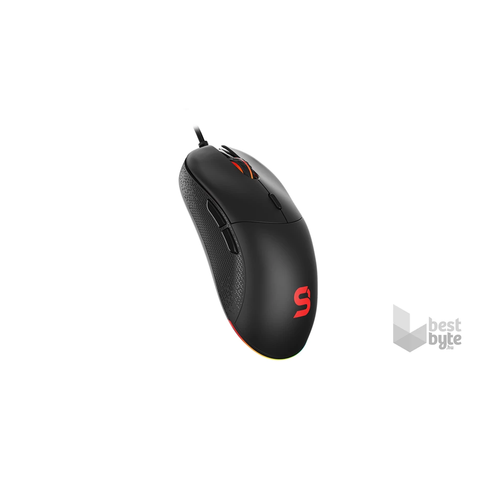 SPC Gear GEM Plus fekete gamer egér
