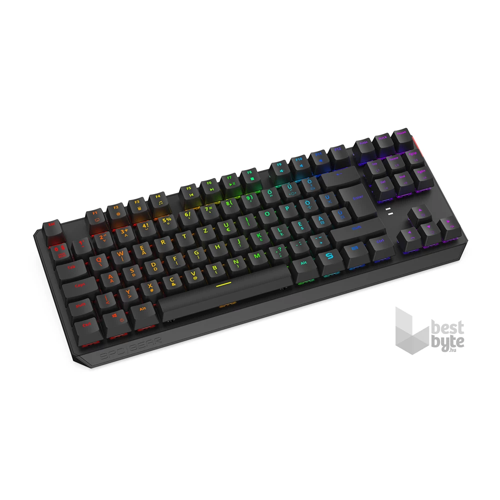 SPC Gear GK630K HU Tournament (Kailh Brown) RGB mechanikus gamer billentyűzet