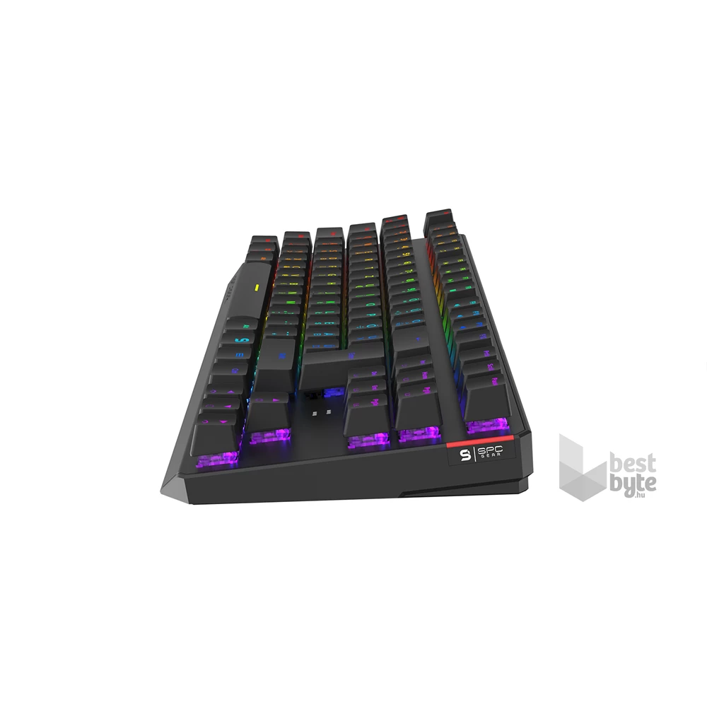 SPC Gear GK630K HU Tournament (Kailh Brown) RGB mechanikus gamer billentyűzet