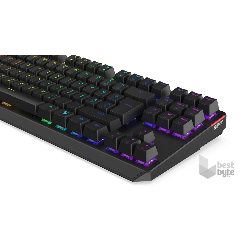 SPC Gear GK630K HU Tournament (Kailh Brown) RGB mechanikus gamer billentyűzet