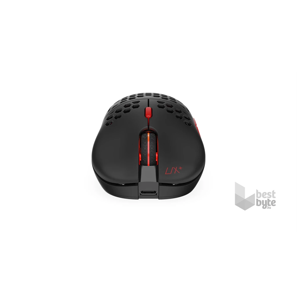 SPC Gear LIX Plus Wireless fekete vezeték nélküli gamer egér