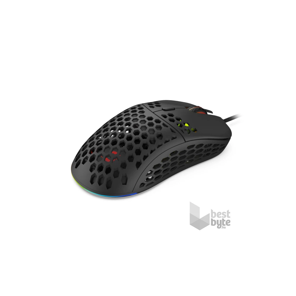 SPC Gear LIX fekete gamer egér
