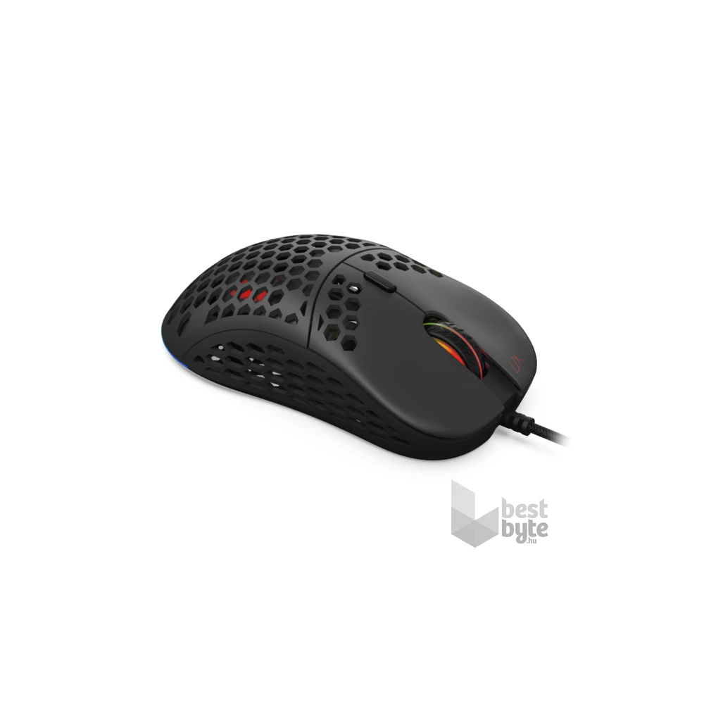 SPC Gear LIX fekete gamer egér