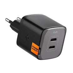 SPIGEN ACH05154 45W 2xType-C fekete hálózati töltő