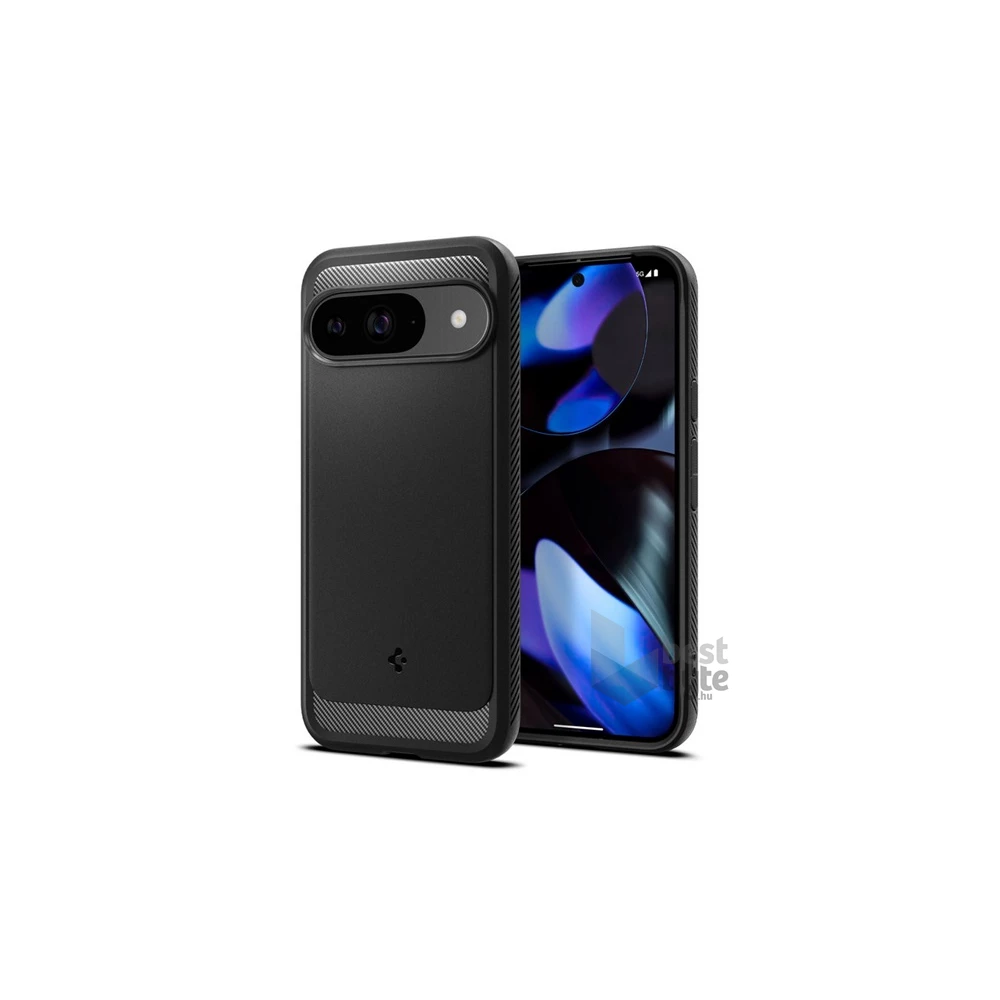 SPIGEN ACS07685 Google Pixel 9 Pro 5G / Pixel 9 5G fekete szilikon hátlap