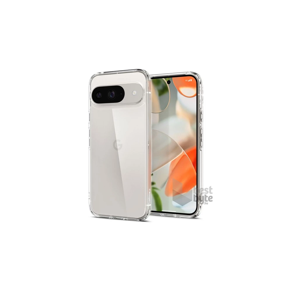 SPIGEN ACS07687 Google Pixel 9 Pro 5G / Pixel 9 5G átlátszó műanyag hátlap