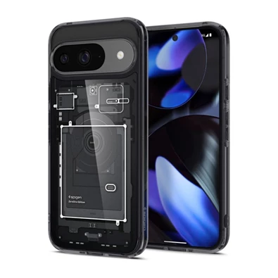 SPIGEN ACS07688 Google Pixel 9 Pro 5G / Pixel 9 5G fekete műanyag hátlap