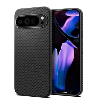 SPIGEN ACS07716 Google Pixel 9 Pro XL 5G fekete szilikon hátlap