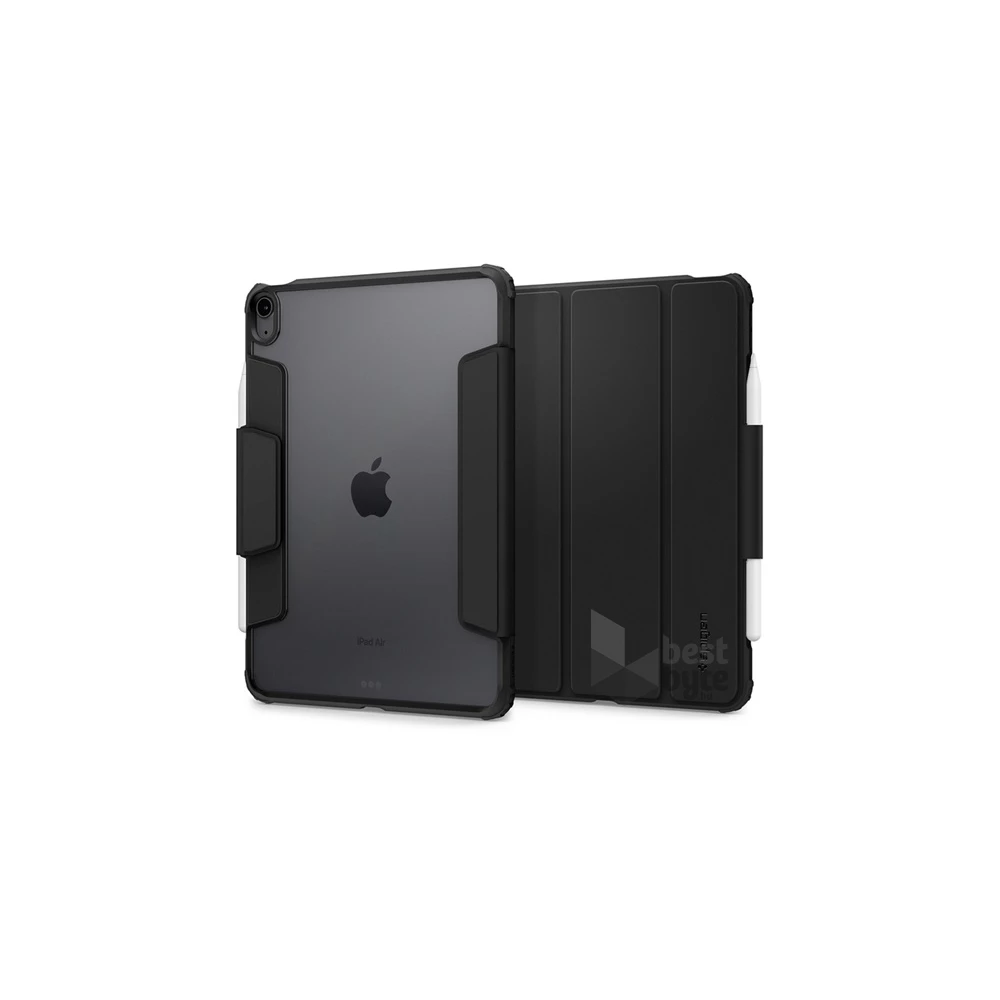SPIGEN ACS07758 iPad Pro 11 (2022) / iPad Pro 11 (2021) / iPad Pro 11 (2020) szürke bőr hatású oldalra nyíló tok