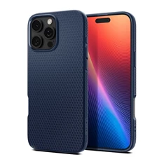SPIGEN ACS07989 iPhone 16 Pro Max 5G sötétkék szilikon hátlap