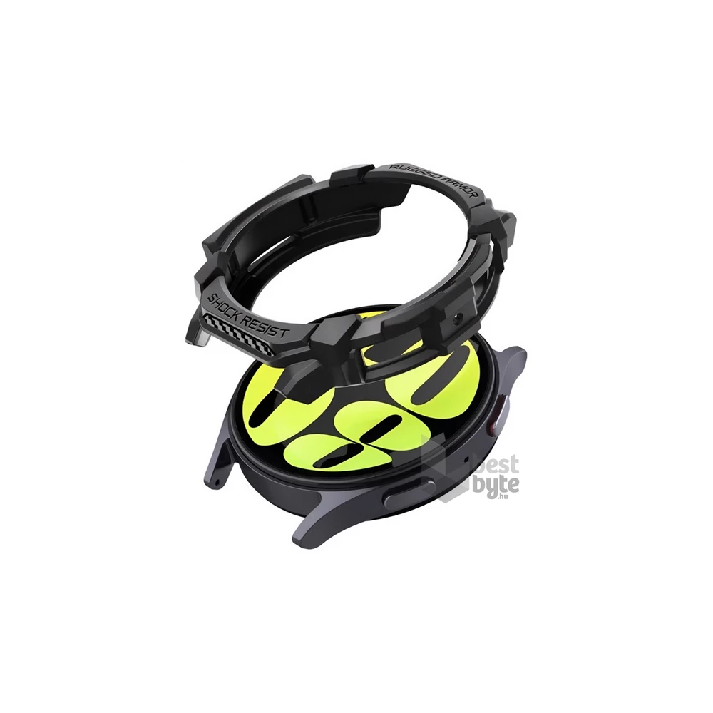 SPIGEN ACS08337 Galaxy Watch 7 eSIM 44mm (SM-L315) / Galaxy Watch 7 44mm (SM-L310) fekete műanyag tok