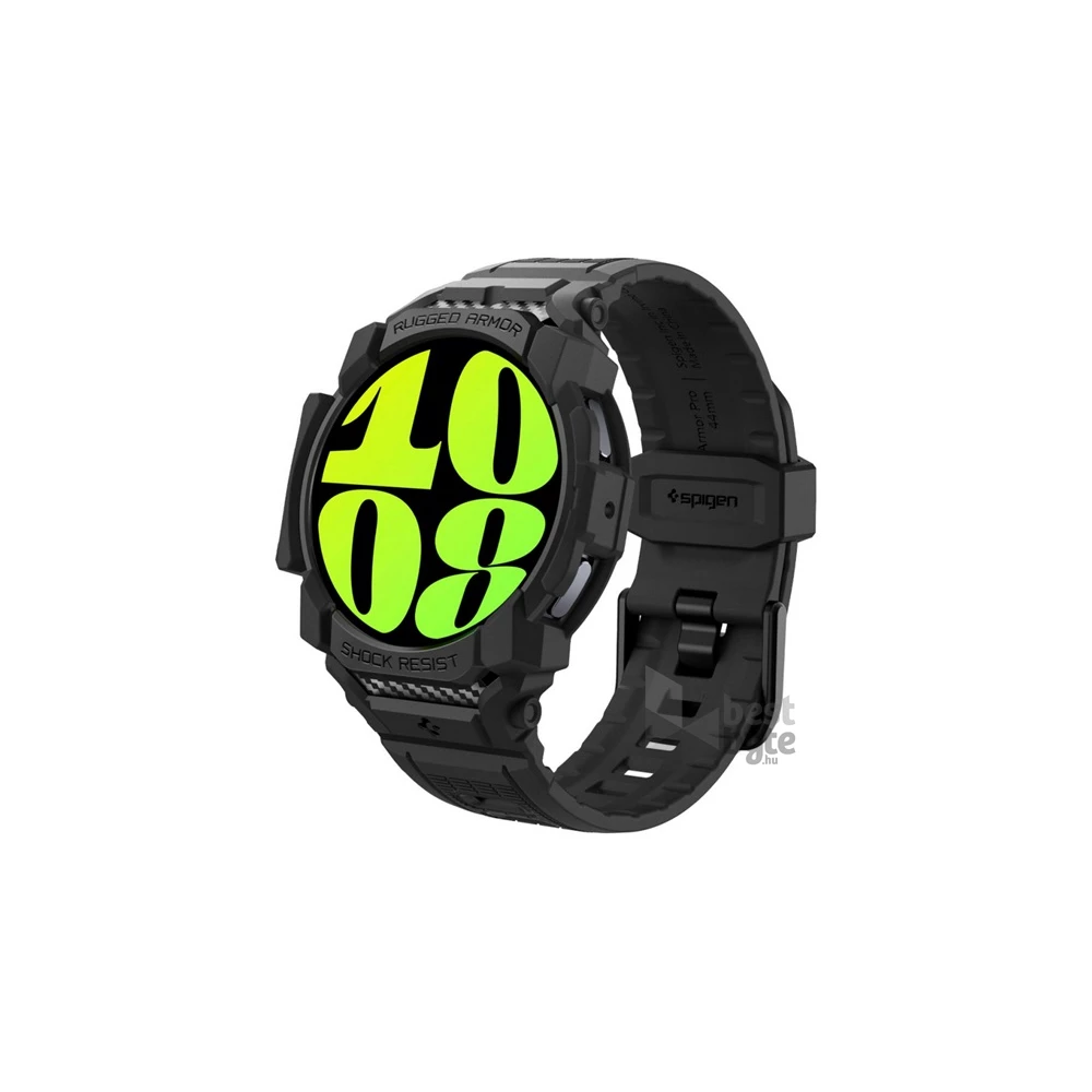 SPIGEN ACS08338 Galaxy Watch 7 44mm (SM-L310) / Galaxy Watch 7 eSIM 44mm (SM-L315) fekete szilikon óraszíj