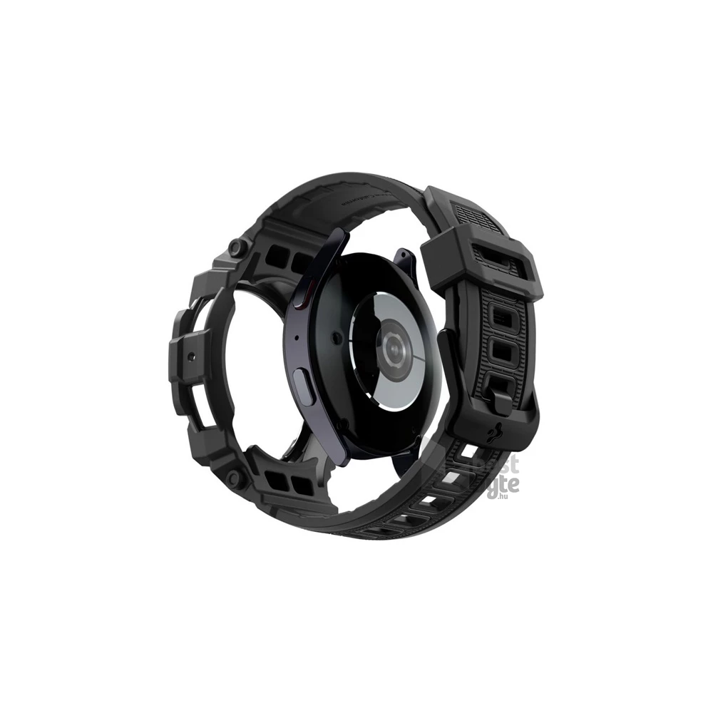 SPIGEN ACS08338 Galaxy Watch 7 44mm (SM-L310) / Galaxy Watch 7 eSIM 44mm (SM-L315) fekete szilikon óraszíj