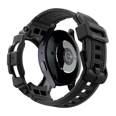SPIGEN ACS08338 Galaxy Watch 7 44mm (SM-L310) / Galaxy Watch 7 eSIM 44mm (SM-L315) fekete szilikon óraszíj