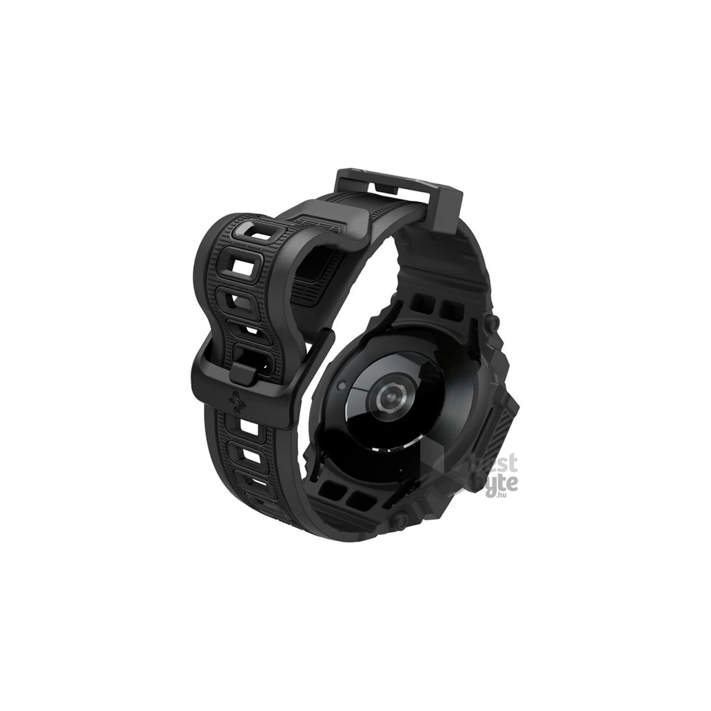 SPIGEN ACS08338 Galaxy Watch 7 44mm (SM-L310) / Galaxy Watch 7 eSIM 44mm (SM-L315) fekete szilikon óraszíj