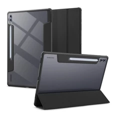 SPIGEN ACS08795 Galaxy Tab S8 Ultra LTE / WIFI / Tab S9 Ultra LTE fekete bőr hatású oldalra nyíló tok