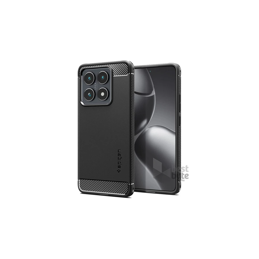 SPIGEN ACS08858 Xiaomi 14T Pro fekete szilikon hátlap
