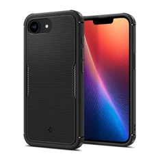 SPIGEN ACS09126 iPhone 16e fekete szilikon hátlap