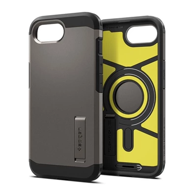 SPIGEN ACS09136 iPhone 16e sötétszürke műanyag hátlap