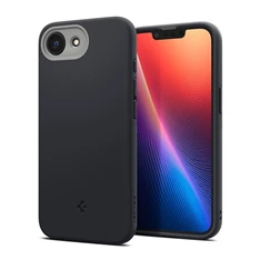 SPIGEN ACS09155 iPhone 16e fekete szilikon hátlap