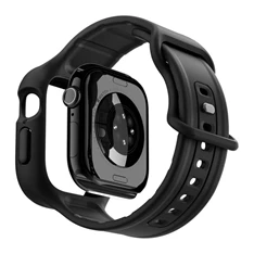 SPIGEN ACS09390 Apple Watch Series 10 42mm fekete szilikon óraszíj + keret SPIGEN ACS09390 Apple Watch Series 10 42mm fekete szilikon óraszíj + keret