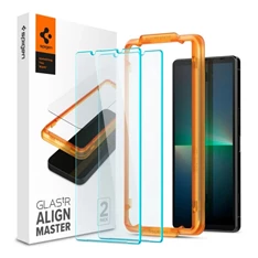 SPIGEN ALM FC AGL07137 Sony Xperia 5 V (XQDE54) 2db átlátszó képernyővédő üveg