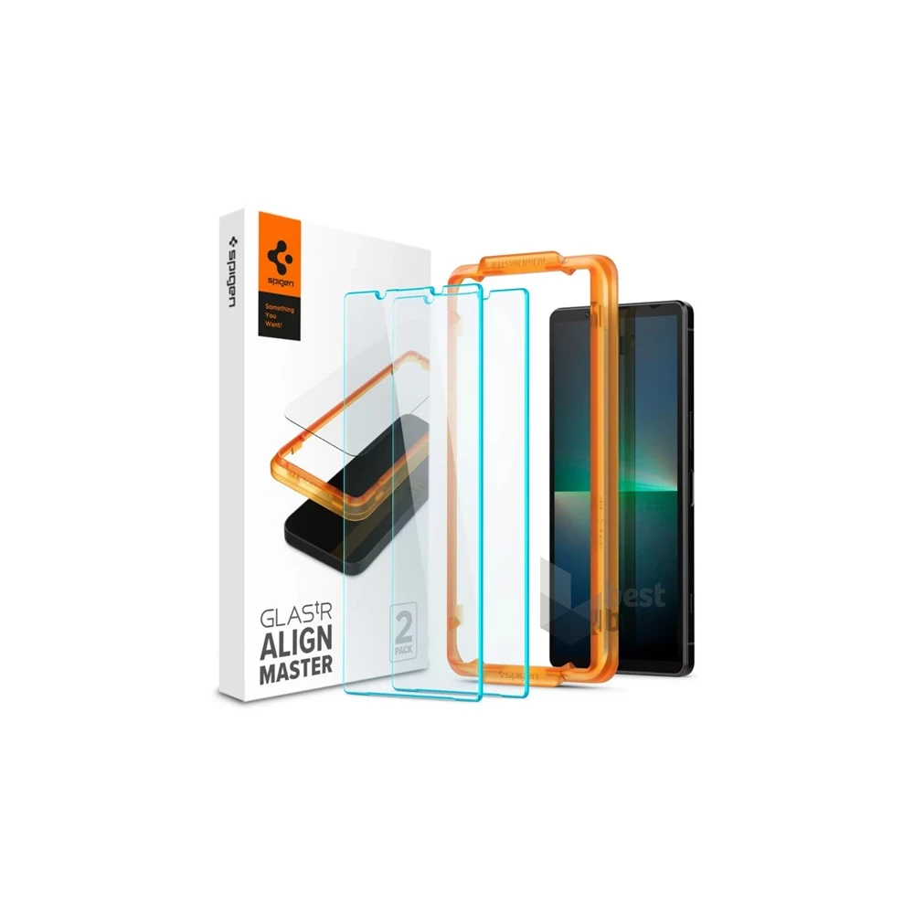 SPIGEN ALM FC AGL07137 Sony Xperia 5 V (XQDE54) 2db átlátszó képernyővédő üveg