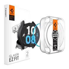 SPIGEN EZ FIT AGL06522 Samsung Galaxy Watch 6 eSIM(SM-R935)/Galaxy Watch 6(SM-R930)40mm 2db átlátszó kijelzővédő üveg