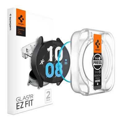 SPIGEN EZ FIT AGL06522 Samsung Galaxy Watch 6 eSIM(SM-R935)/Galaxy Watch 6(SM-R930)40mm 2db átlátszó kijelzővédő üveg