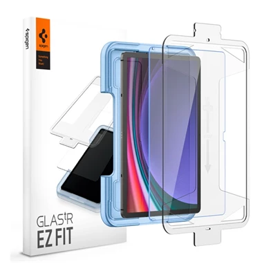 SPIGEN EZ FIT HD AGL06999 Samsung Galaxy Tab S9 Plus LTE (SM-X816)/S9 Plus WIFI (SM-X810) átlátszó képernyővédő üveg