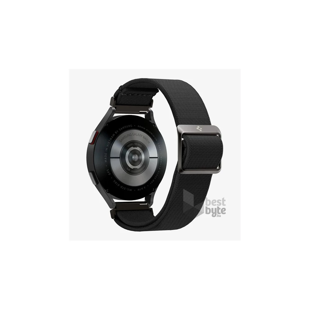 SPIGEN FIT LITE AMP04040 Samsung Galaxy Watch 4 eSIM 44mm(SM-R875)/4 eSIM(SM-R865)/Galaxy 46mm (SM-R800N) fekete pótszíj