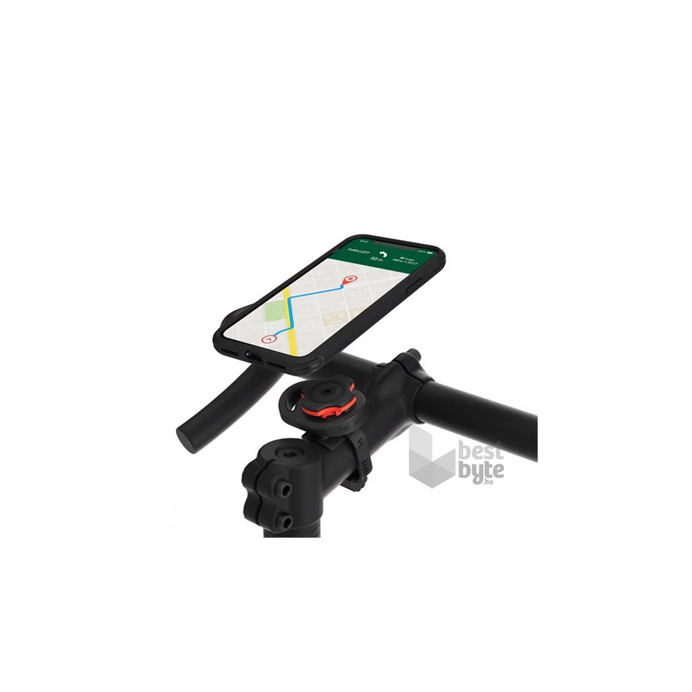 SPIGEN GEARLOCK MS100 kormányra rögzíthető fekete kerékpáros telefontartó
