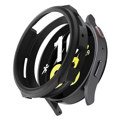 SPIGEN LIQUID AIR ACS06392 Samsung Galaxy Watch 6 eSIM (SM-R945)/6(SM-R940) 44mm fekete szilikon óra keret
