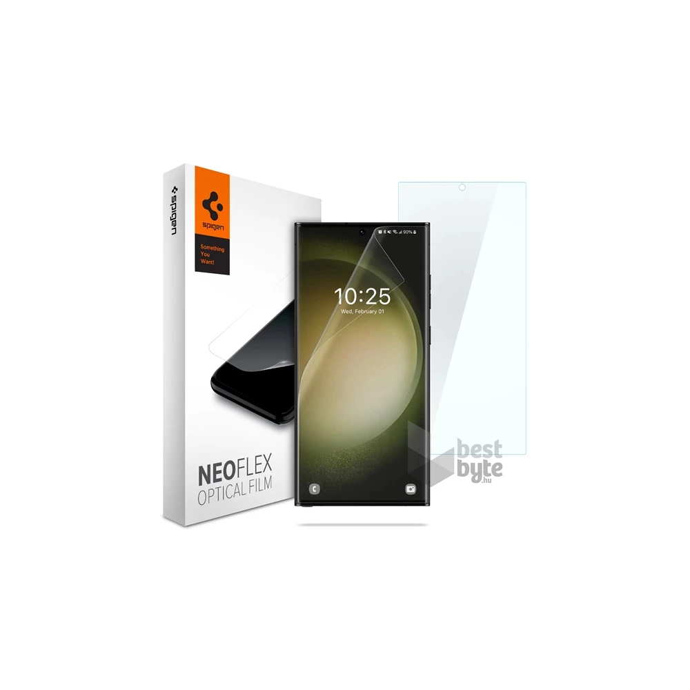 SPIGEN NEOFLEX AFL05943 Samsung Galaxy S23 Ultra (SM-S918) 2db átlátszó képernyővédő fólia
