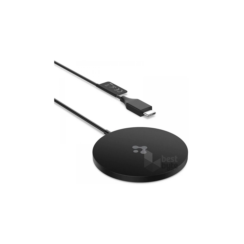 SPIGEN PF2009 7,5W Type-C fekete vezeték nélküli töltő