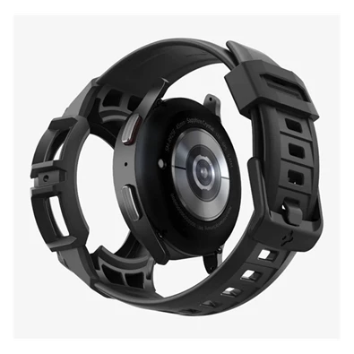 SPIGEN RUGGED ARMOR PRO ACS05301 Samsung Galaxy Watch 5 Pro eSIM(SM-R925)/5 Pro (SM-R920) 45mm fekete pótszíj