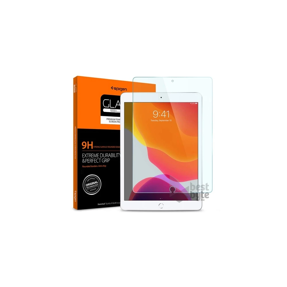 SPIGEN SLIM AGL00236 Apple IPAD 10.2 (2021)/10.2 (2020)/10.2 (2019) átlátszó képernyővédő üveg
