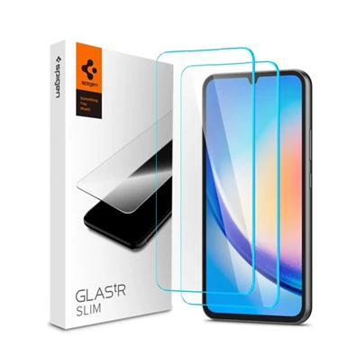 SPIGEN SLIM AGL05967 Samsung Galaxy A34 5G (SM-A346) 2db átlátszó képernyővédő üveg