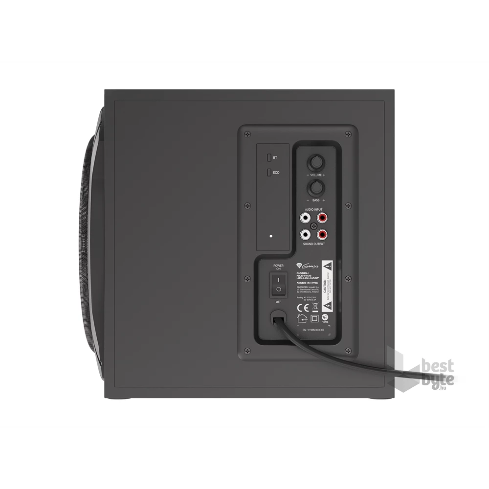 Genesis NCS-1408 HELIUM 610 Bluetooth gamer hangfal 2.1 - fekete