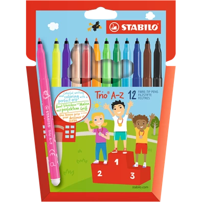 STABILO Trio A-Z 18db-os filctoll készlet