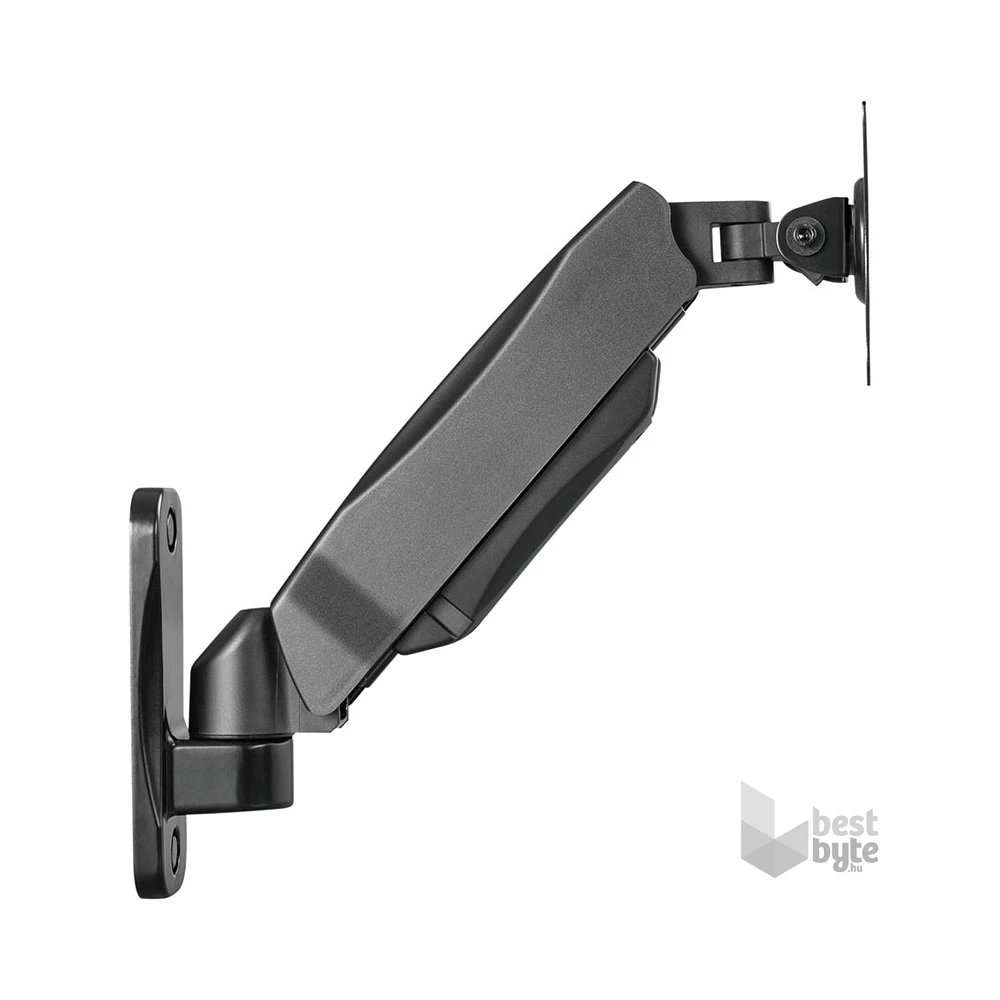 Stell SOS 1810 13"-32" VESA 100x100 Single egykaros gázdugattyús fali monitor tartó konzol