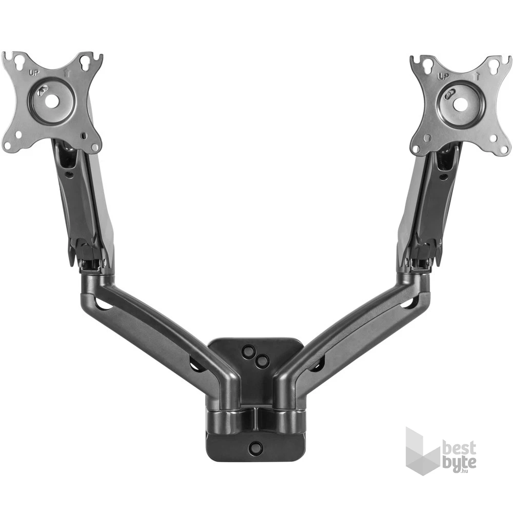 Stell SOS 1820 13"-32" VESA 100x100 Dual gázdugattyús fali monitor tartó konzol