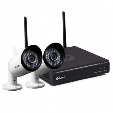 Swann 4 csatornás IP megfigyelő rendszer 2db wifi 2MP csőkamerával, 1TB merevlemezzel - SWNVK-485KH2