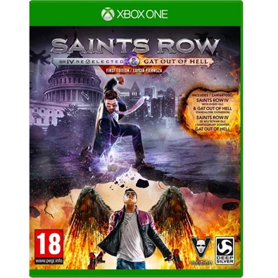 Saints Row IV: Re-Elected + Gat Out Of Hell First Edition Xbox One játékszoftver