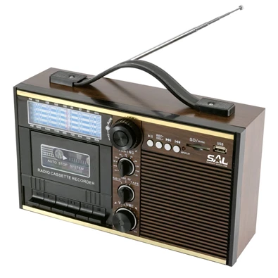 Sal RRT 11B USB/SD/FM/kazettás retro rádió